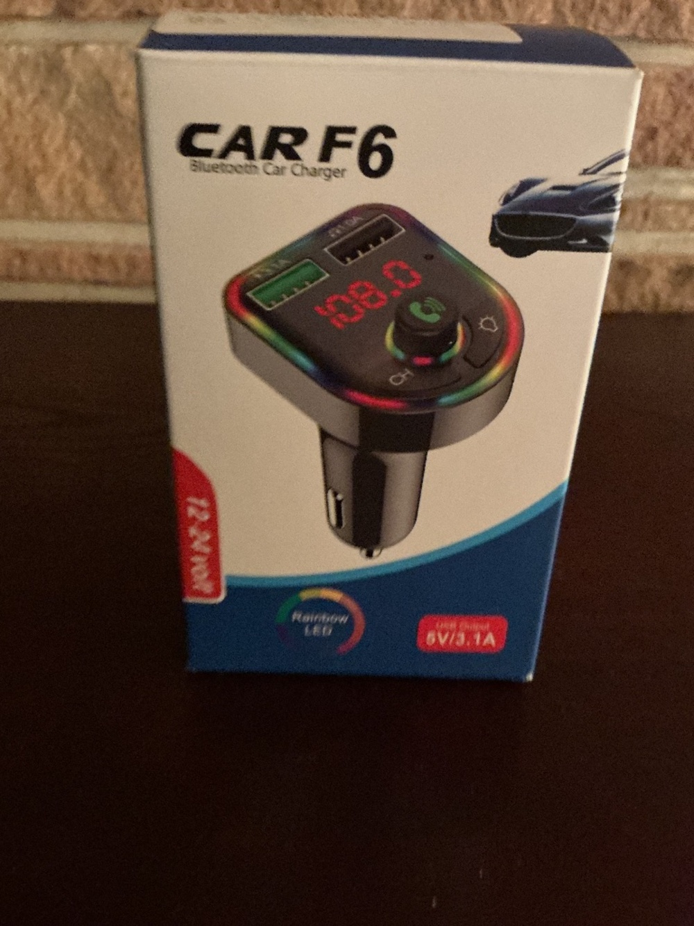 Bt wireless fm transmitter, fast charging